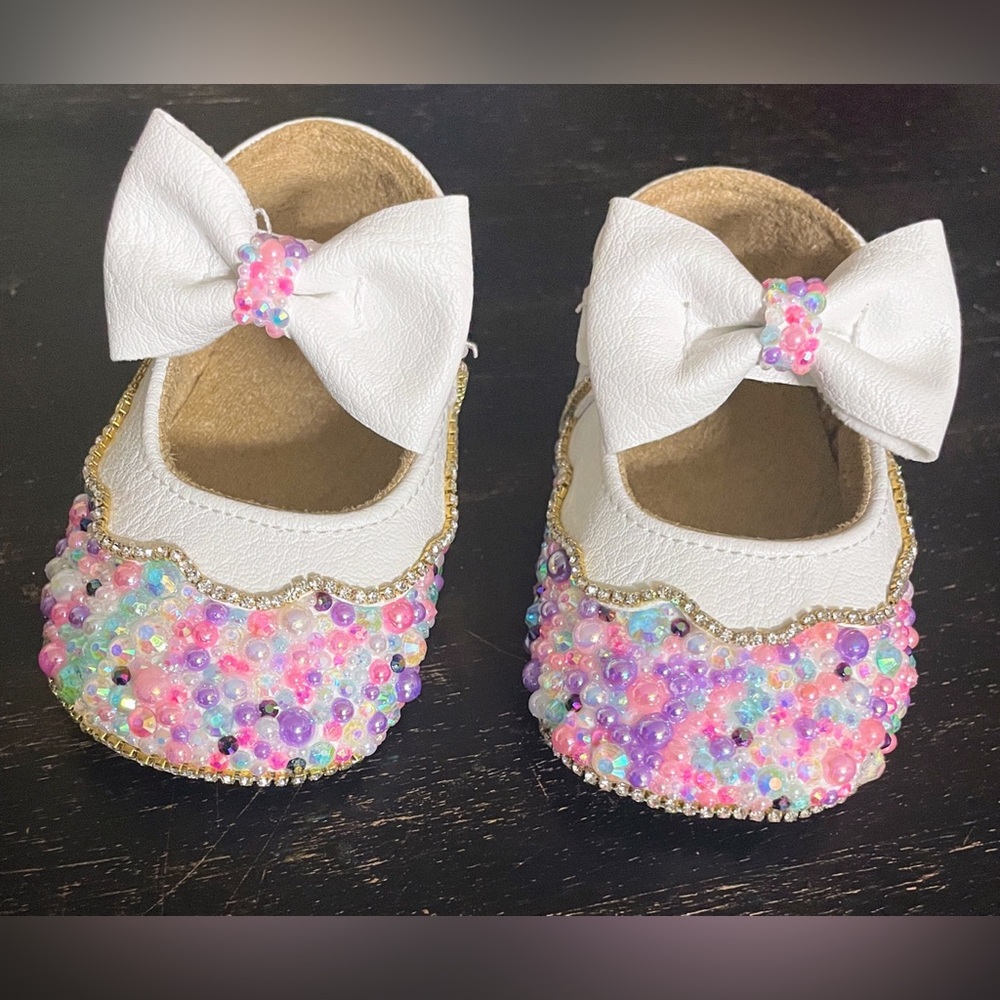 Unicorn soft bottom shoes. Everything is Customized and made to order.